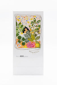 Bathing with Flowers 800 Piece Puzzle | California 89