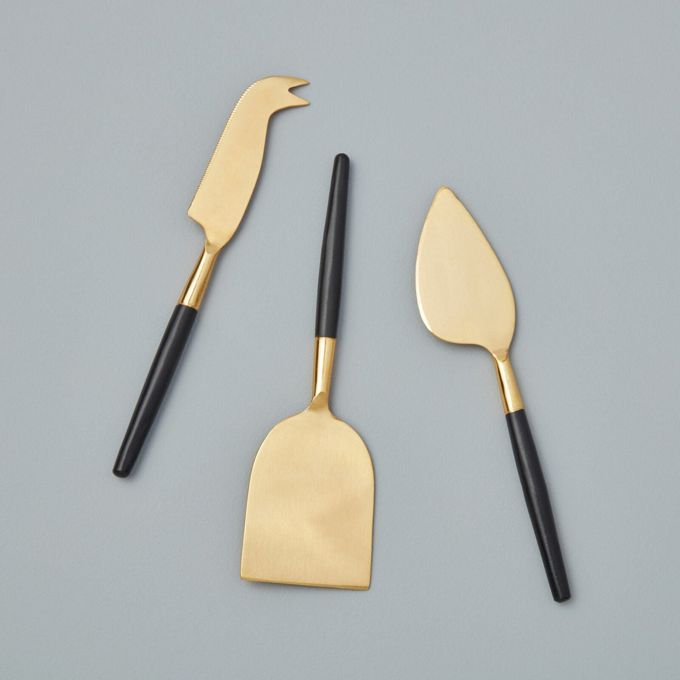Black and Gold Cheese Set