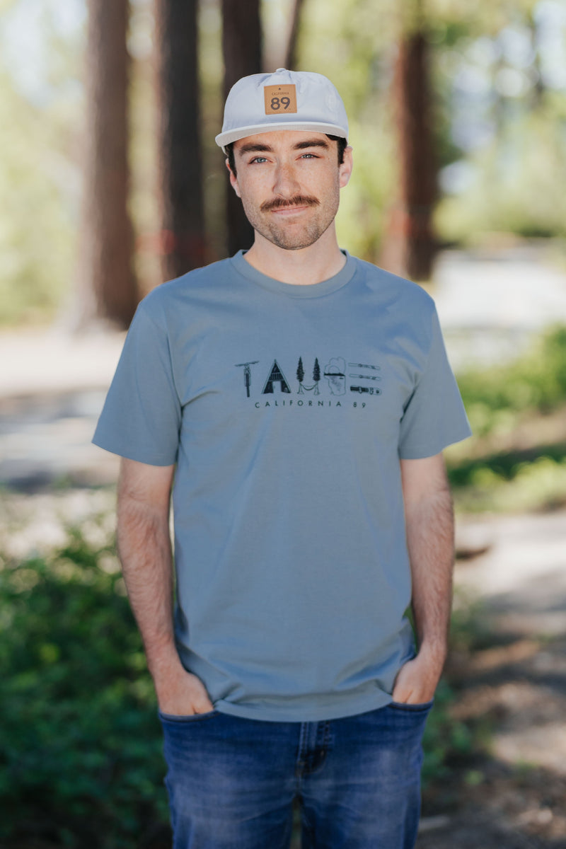 Men's Tahoe Lifestyle T-shirt | Sierra Graphic Tee | California 89