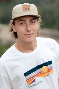 Men's Sky and Mountain T-shirt | Sierra Graphic Tee | California 89