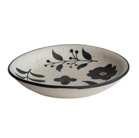 Hand Painted Stoneware Bowl - 14" Round