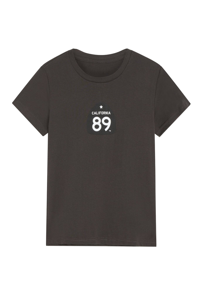 Women's Short Sleeve Shield and Bike T-shirt | California 89