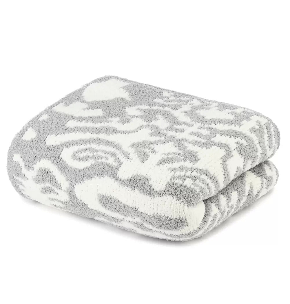 Damask Throw Blanket | California 89