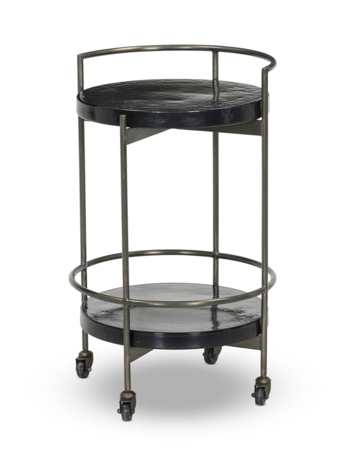 Mira Bar Cart, Moss Cast Glass