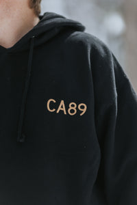 Unisex Hoodie with CA89 and Tree on Sleeve | California 89