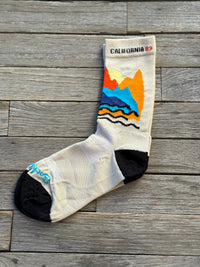 Retro Mountain Bike Socks | California 89
