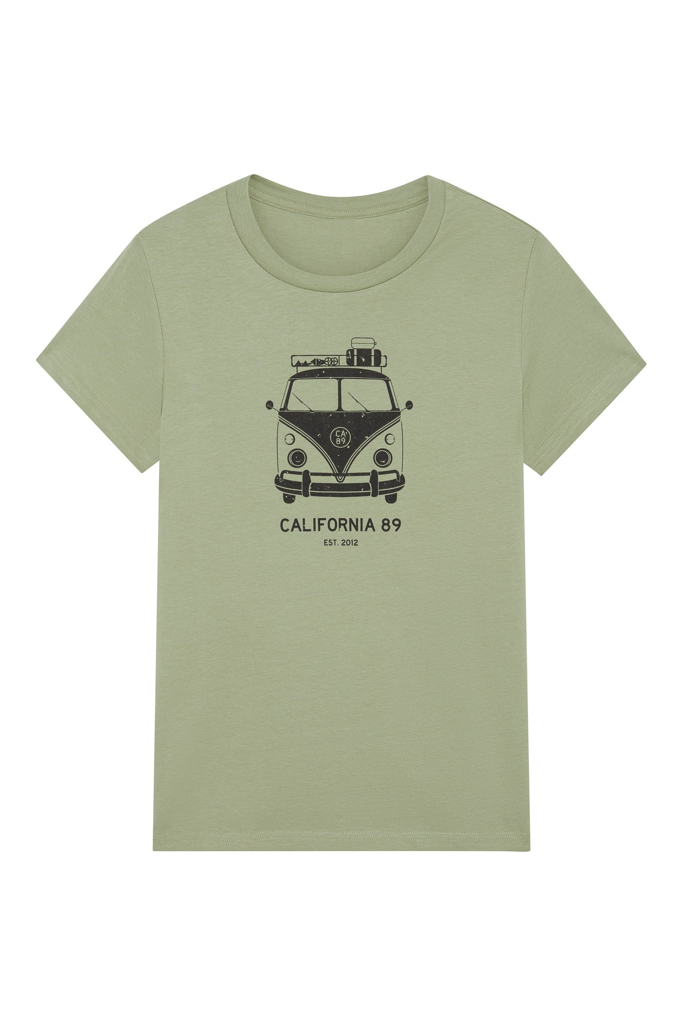 Women's Short Sleeve VW Bus T-shirt | California 89