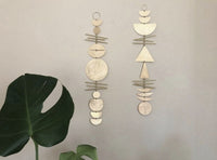 Sun Salutations Brass Wall Hanging - 19.5" x 4.5"