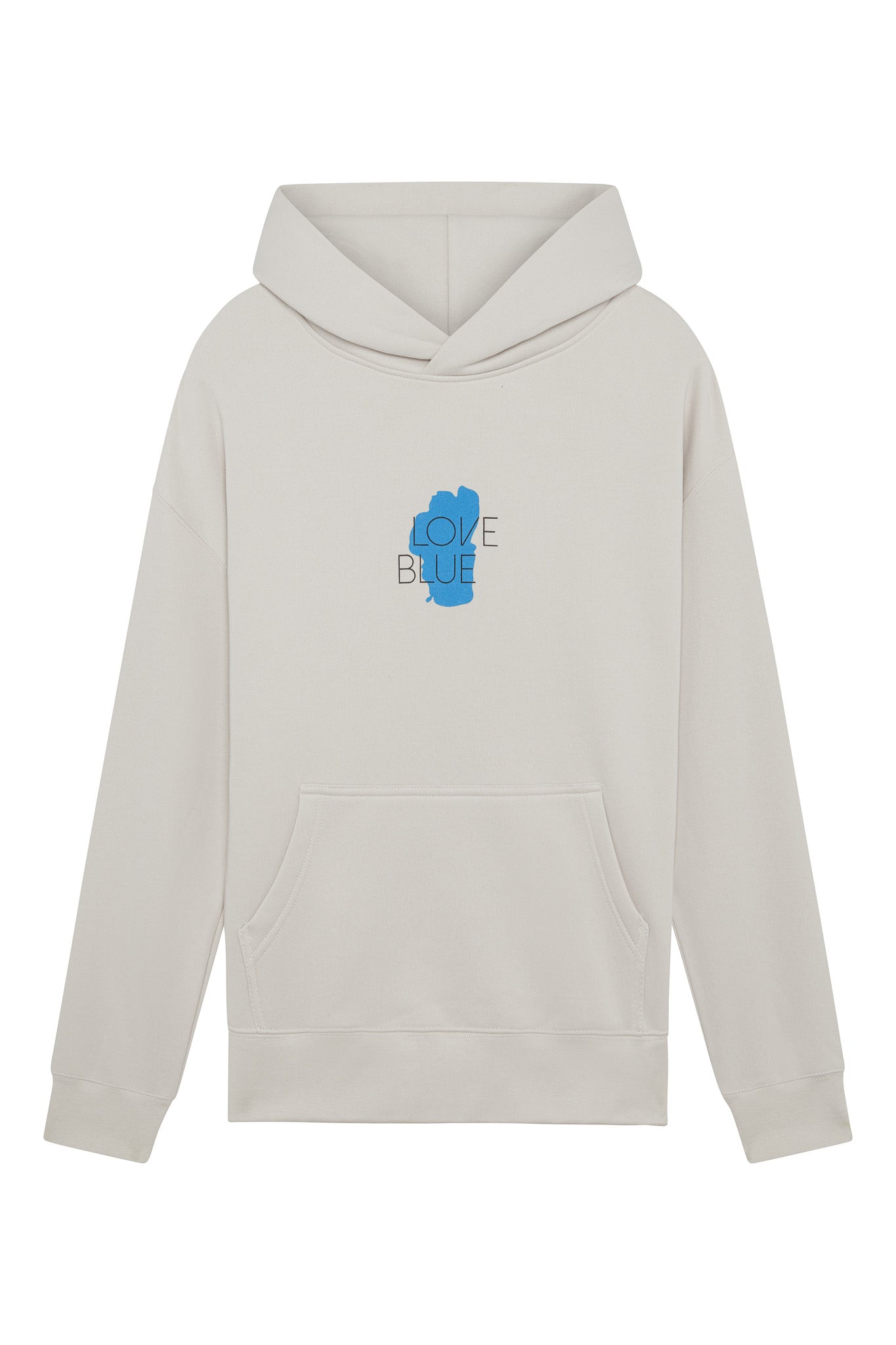 Women's Love Blue Relaxed Hooded Sweatshirt | California 89