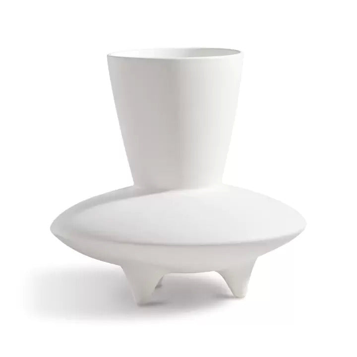 Pacific White Stoneware Vase