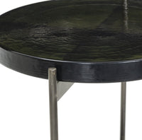 Mira Bar Cart, Moss Cast Glass