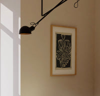 Reach Black and White Mid Century Art Print 11x14 | California 89