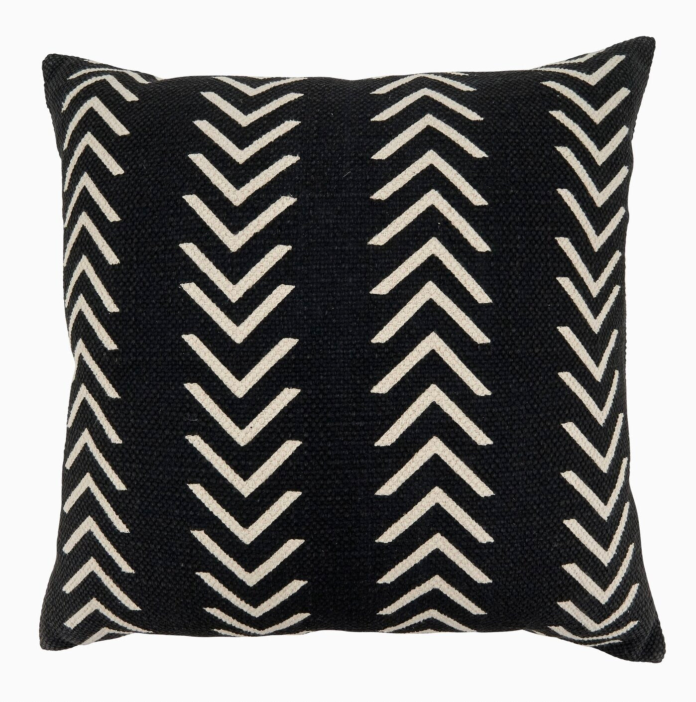 Throw Pillow with Chevron Design