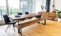 Bent Bench, Small 92.0” W X 15.0” D X 18.0” H