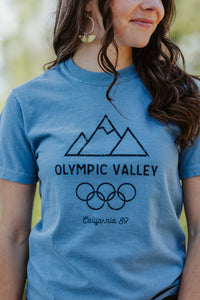 Unisex Short Sleeve Olympic Valley T-shirt | California 89