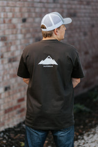 Men's Short Sleeve Shield Front, Mountain Back
