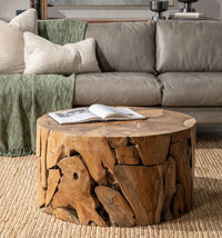 Rhea Solid Teakwood Coffee Table