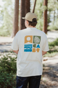 Unisex Short Sleeve CA89 Blocks T-shirt | California 89