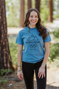 Unisex Short Sleeve Olympic Valley T-shirt | California 89