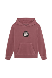 Kids Washed Shield Hoodie | Youth Vintage Wash Sweatshirt