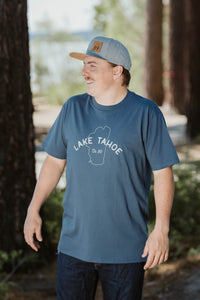 Men's Lake Tahoe T-shirt | Sierra Graphic Tee | California 89