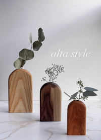 Organic Wood Alta Style Bud Vase | California 89