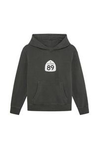 Kids Washed Shield Hoodie | Youth Vintage Wash Sweatshirt