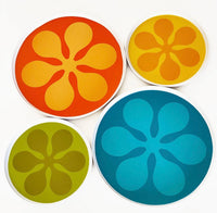 Modfest Melamine Dinner Plates (Set of 4)