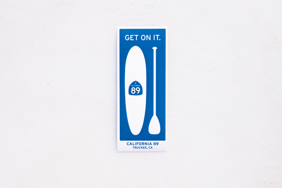 Paddleboard Sticker | Lake Tahoe Paddle Graphic Decal