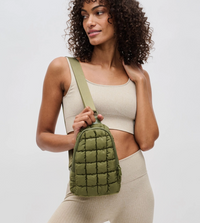 Rejuvenate Quilted Sling Backpack | California 89