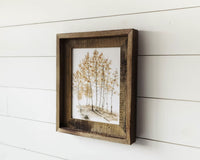 Framed 8 x 10 Aspens Print