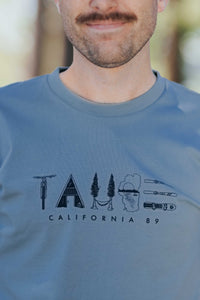 Men's Tahoe Lifestyle T-shirt | Sierra Graphic Tee | California 89