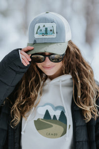 Trucker Hat with Camper Patch | California 89