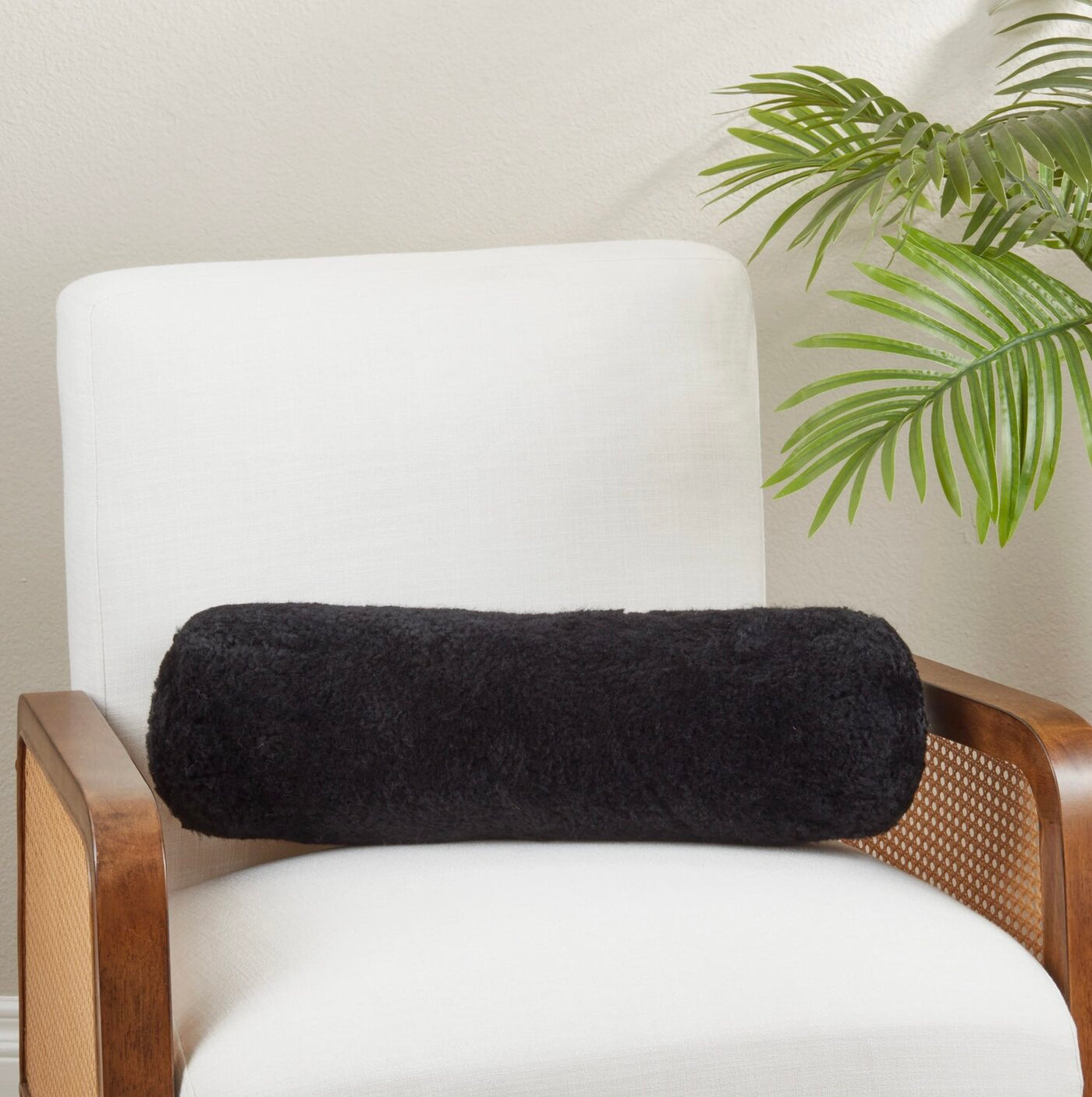 Luxurious New Zealand Sheepskin Bolster Pillow