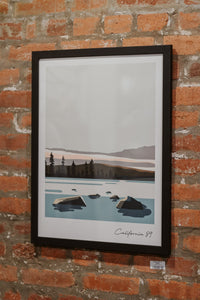 California 89 Framed Landscape Poster | Tahoe Wall Art