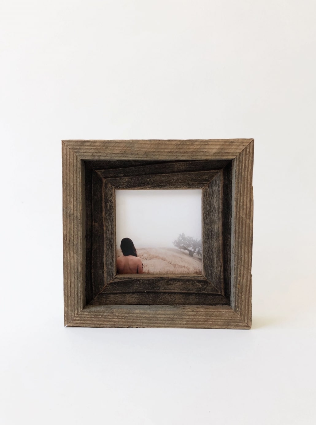 4" x 4" Reclaimed Wood Double Frame