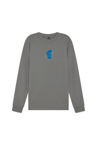 Men's Long Sleeve Love Blue T-Shirt