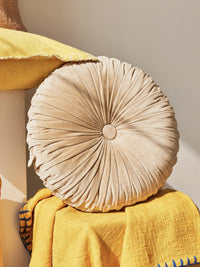 Velvet Round Handmade Pillow | California 89