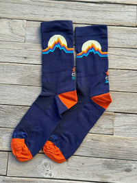 Retro Mountain Bike Socks | California 89