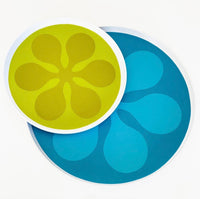 Modfest Melamine Salad Plates (Set of 4)