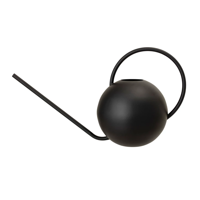 Black Metal Watering Can 2 Quart | California 89