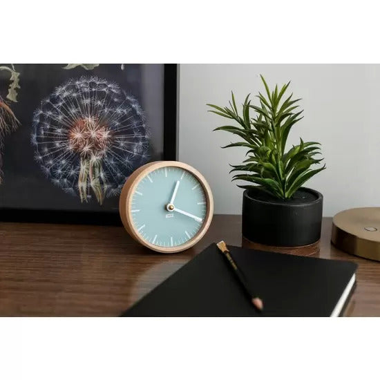 Maple and Aluminum Desk Clock | California 89