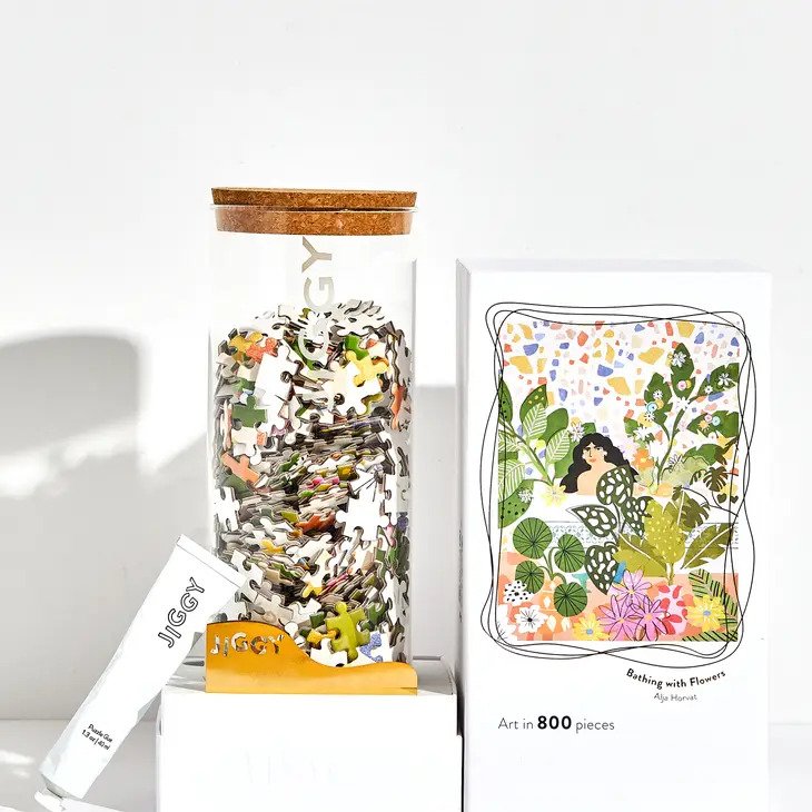 Bathing with Flowers 800 Piece Puzzle | California 89