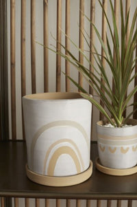 Symbol Pot Rainbow White Tan | California 89