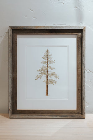 16 x 20 Jeffrey Pine Print Framed with Matte