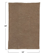 Stonewashed Cotton Waffle Weave Tea Towel | California 89