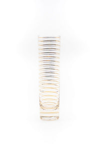 La Fete Golden Champagne Flutes | California 89