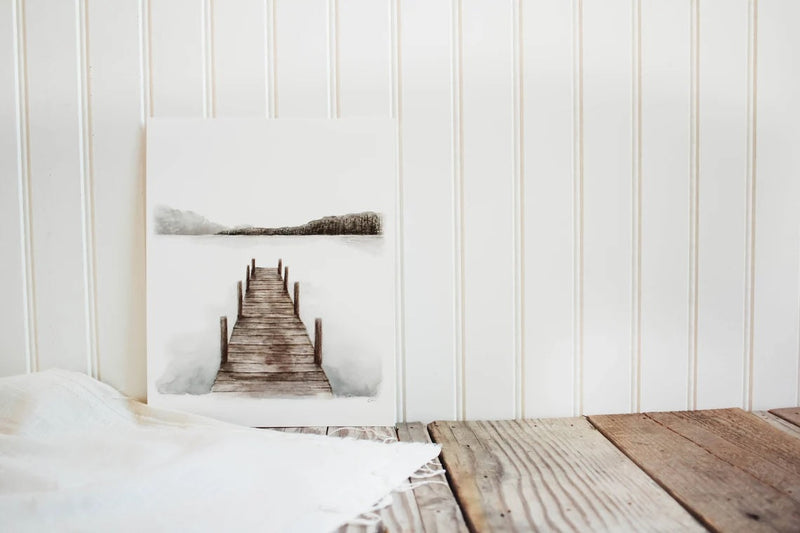 11 x 14 Dock on the Lake Print