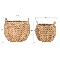 Hyacinth Woven Basket Large
