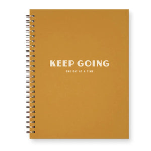 Keep Going Lined Journal, Saffron